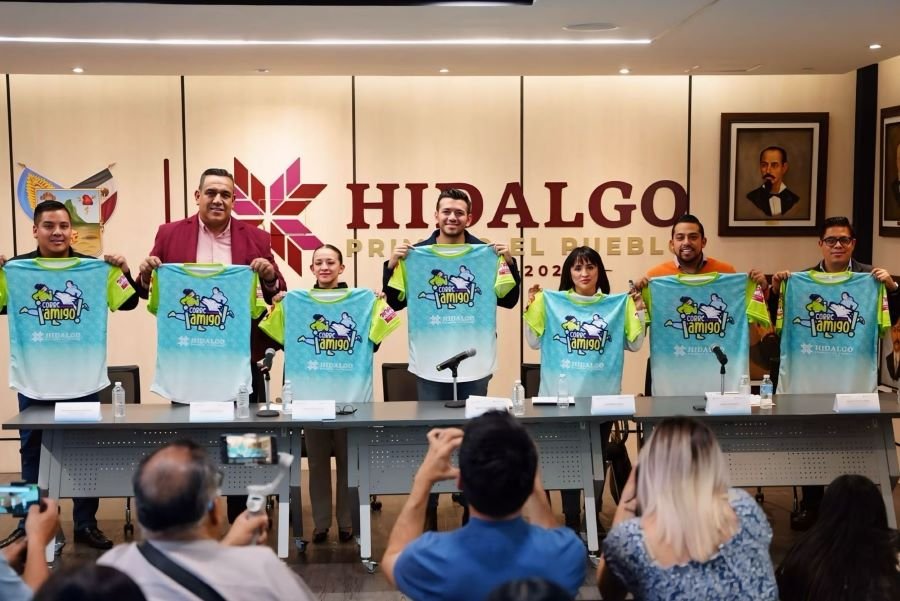 Gobierno de Hidalgo Presenta Playera Para la Carrera “Corre con tu Amigo”