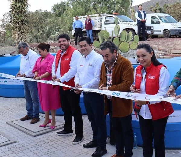 Grupo Rica y Semarnath inauguraron Centro de Captación de Agua en el Parque Ecológico Cubitos en Pachuca Dentro del Programa “Escuelas con Agua”
