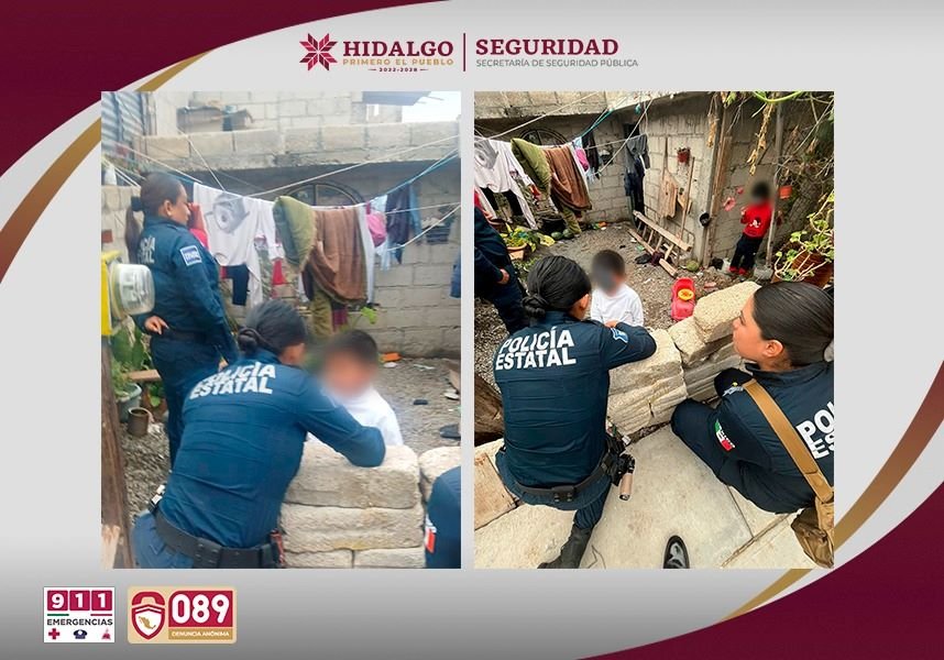 Recupera Policía Violeta a Dos Menores, Eran Violentados