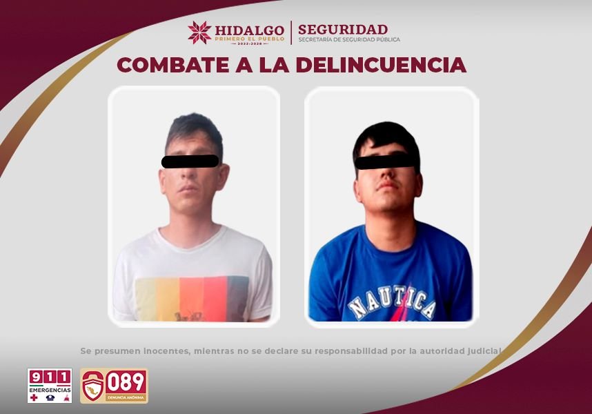 Con Inteligencia Operativa, SSPH Asegura a Sujetos Tras Robo En Céntrica Joyería de Pachuca