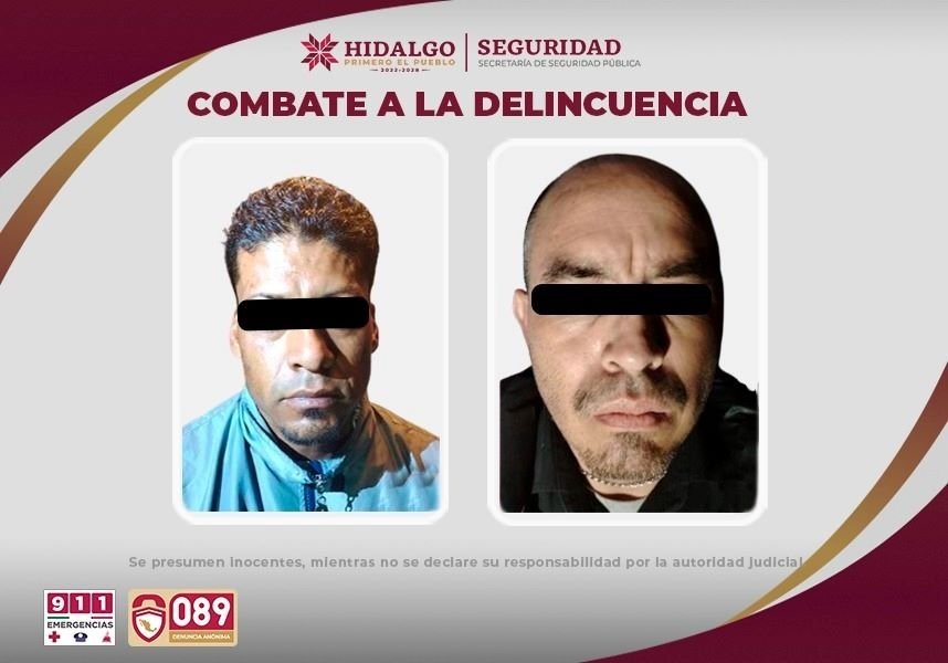 En Operativo, Detiene SSPH a Presuntos Narcomenudistas  en Atotonilco de Tula