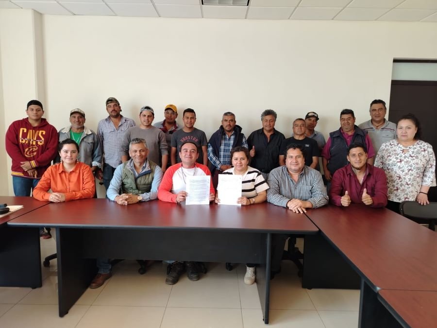 Firma Minuta Caamt Tulancingo y Gremio de Piperos del Valle de Tulancingo
