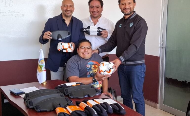 Inhide Refuerza El Deporte Adaptado Con Entrega de Material a La Asociación de Ciegos y Débiles Visuales del Estado