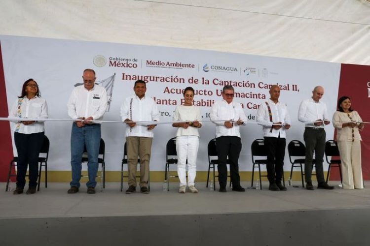 Presidenta Claudia Sheinbaum Inaugura Planta Potabilizadora Carrizal II Para Garantizar Abasto de Agua de Calidad en Tabasco