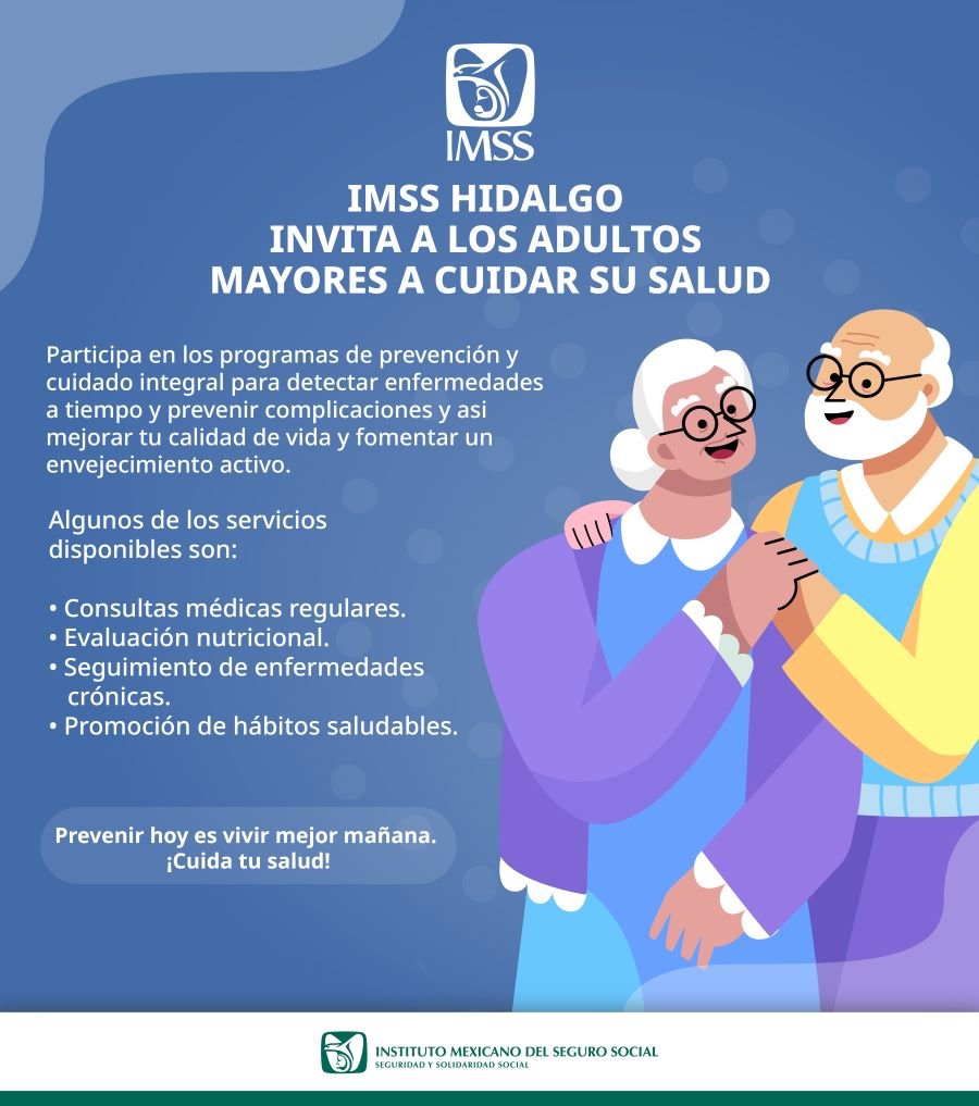 Reafirma IMSS Hidalgo Salud de Adultos Mayores a Través de Chequeos Médicos Regulares
