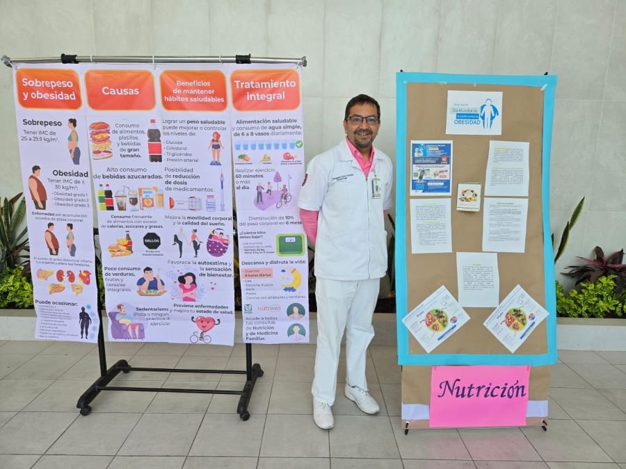Realiza IMSS Hidalgo Sesiones de Nutrición en UMF No. 32 en Pachuca