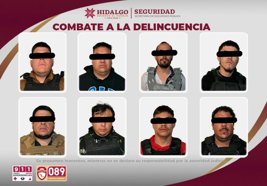 SSPH Asegura Célula Generadora de Violencia en la Región de Tula