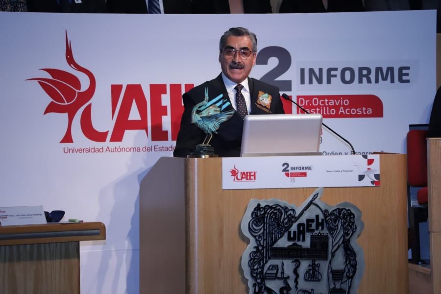 Octavio Castillo Acosta, Rector de la UAEH Dio A Conocer Los Principales Logros y Resultados Obtenidos al Rendir Segundo Informe de Actividades 2024