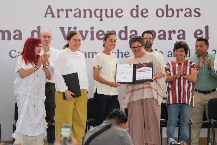 Ahora La Vivienda También es Un Derecho Constitucional: Presidenta Claudia Sheinbaum Inicia La Construcción de 26 Mil Viviendas en Campeche