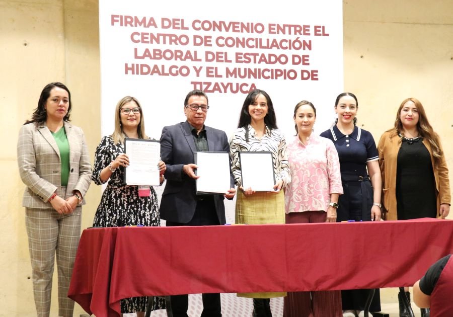 Ayuntamiento de Tizayuca y El CCLEH Firman Convenio Para Ofrecer Una Justicia Laboral Más Cercana