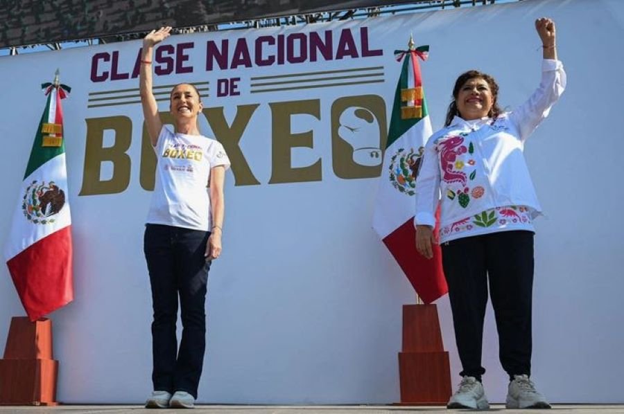 En México Construimos Paz y Prosperidad: Presidenta Claudia Sheinbaum Encabeza Desde El Zócalo Arranque De La Clase Nacional de Boxeo en Todas Las Plazas Públicas del País