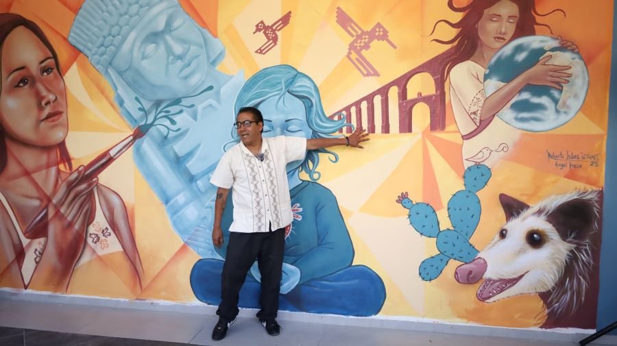 Inauguran el mural “El poder de la cultura” en Zempoala