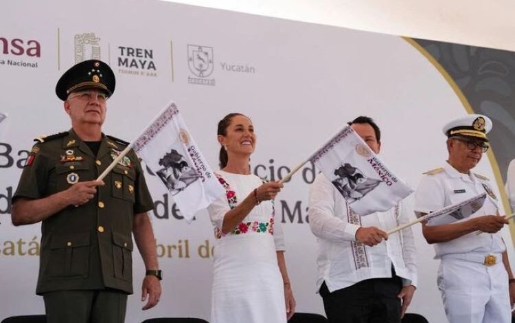 Presidenta Claudia Sheinbaum Da Arranque a Las Obras del Tren de Carga del Tren Maya Para Fortalecer El Desarrollo del Sureste Mexicano