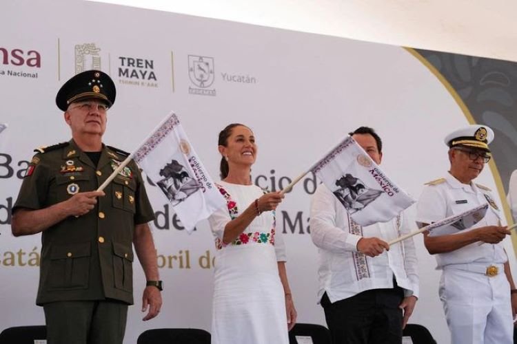 Presidenta Claudia Sheinbaum Da Arranque a Las Obras del Tren de Carga del Tren Maya Para Fortalecer El Desarrollo del Sureste Mexicano