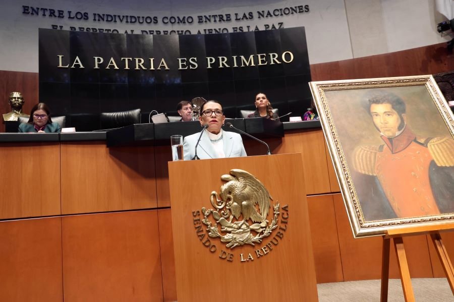Muro de Honor En El Senado “Vicente Guerrero, Afromexicano, Consumador de La Independencia”.