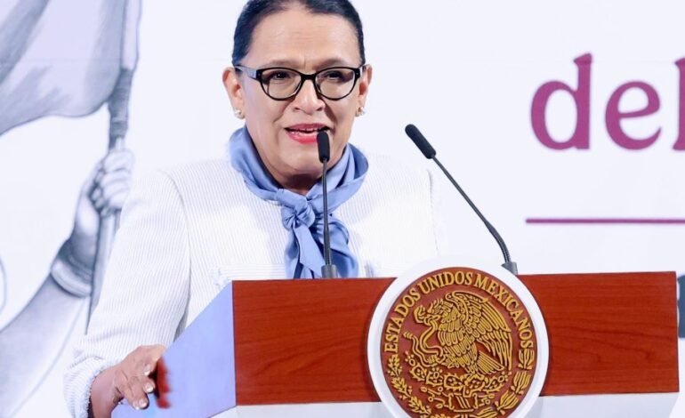 Compartimos versión de la participación inicial de la secretaria de Gobernación, Rosa Icela Rodríguez, en la Conferencia del Pueblo.