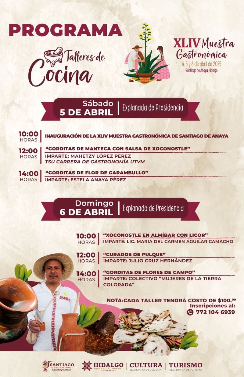 Tradición y Sabor en la 44a Muestra Gastronómica de Santiago de Anaya