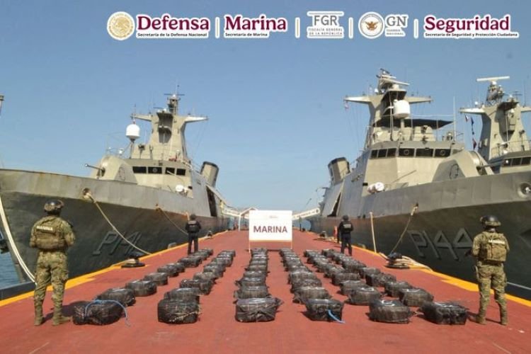 Aseguraron Alrededor de 4.2 Toneladas de Presunta Cocaína en Aguas de Guerrero