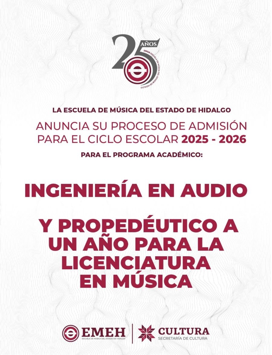 ¿Quieres Estudiar Música o Artes en Hidalgo? La EMEH Abre Sus Puertas