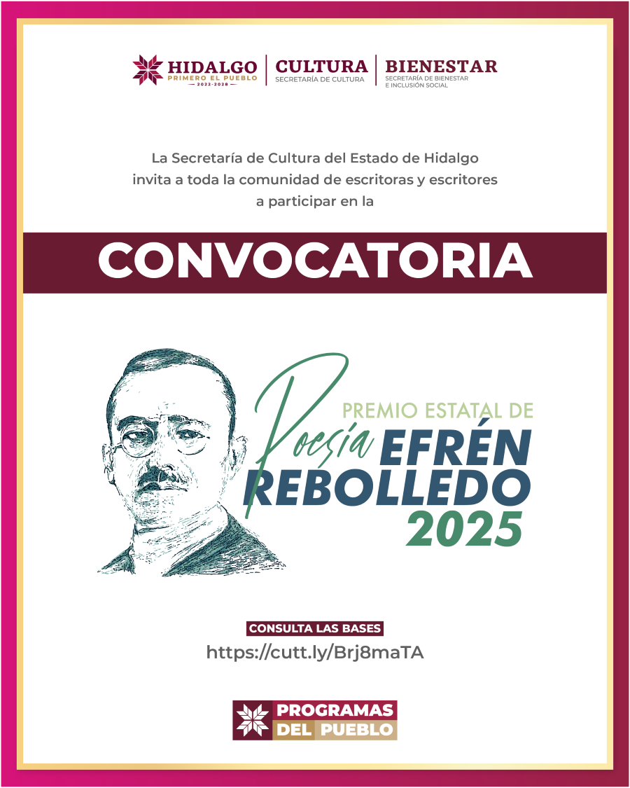 Abren Convocatoria de Los Premios Estatales de Literatura 2025