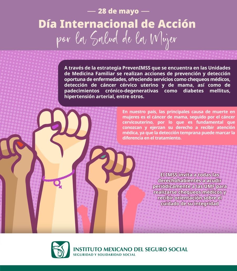 Cuenta IMSS Hidalgo Con Estrategias de Salud en Beneficio de Mujeres de Todas Las Edades