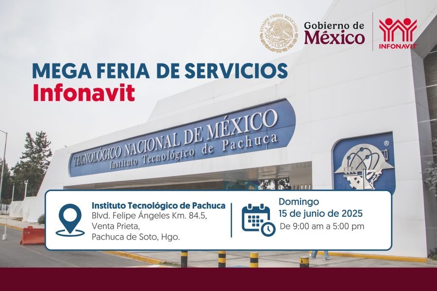 Infonavit Realizará Mega Feria de Servicios en Hidalgo