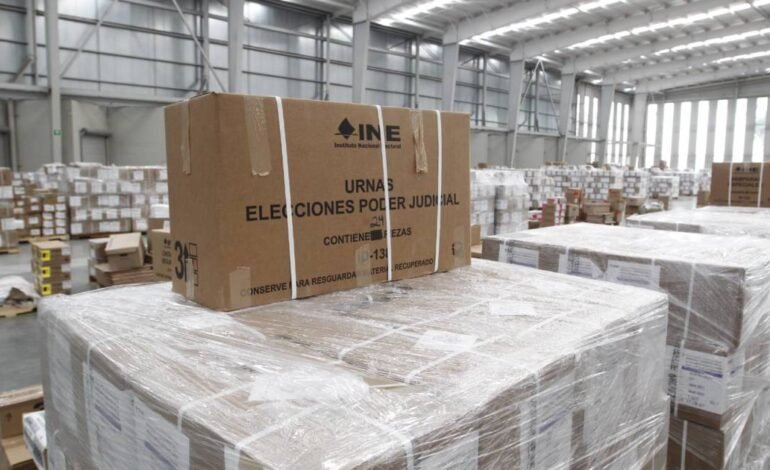 Inicia INE Distribución de Más de 601 Millones de Boletas Para la Elección del Poder Judicial de la Federación