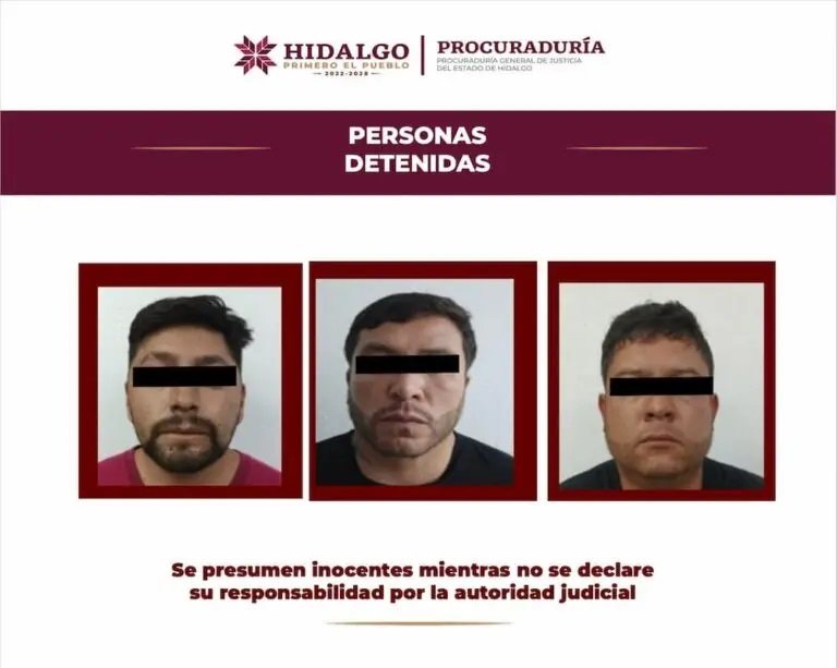 La PGJEH en Operativo Detuvo Tres Sujetos a Bordo de Una Camioneta Blindada Portaban Armas de Fuego y Drogas