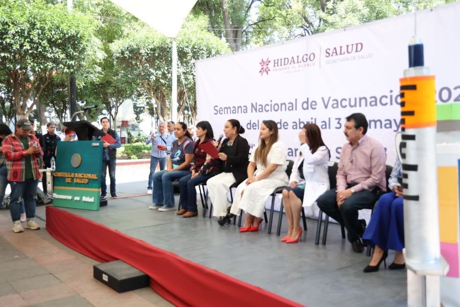 Participa IMSS Hidalgo en Semana Nacional de Vacunación