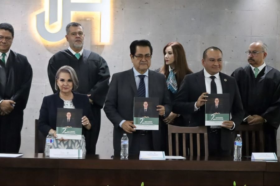 Presenta Salvador Franco Assad Segundo Informe de Actividades del TJA