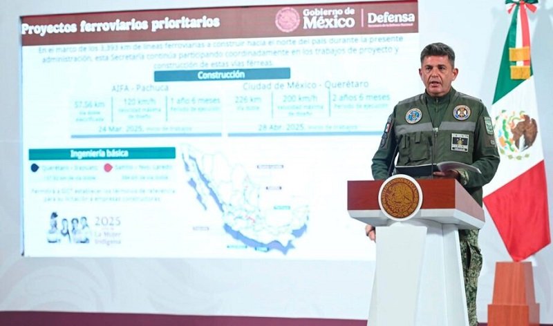 El Gobierno de México Detalla Avances del Nuevo Tramo Ferroviario Que Unirá el Aeropuerto Internacional Felipe Ángeles Con la Capital Hidalguense.