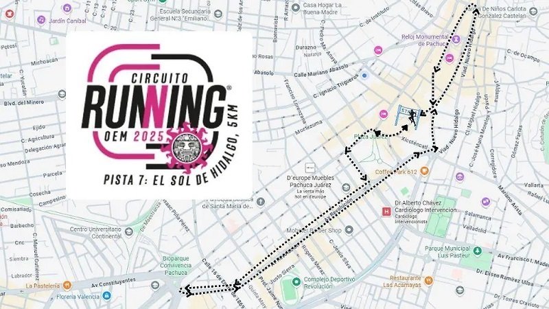 Cierran Calles en Pachuca Por Carrera Atlética por el 76 Aniversario del Sol de Hidalgo