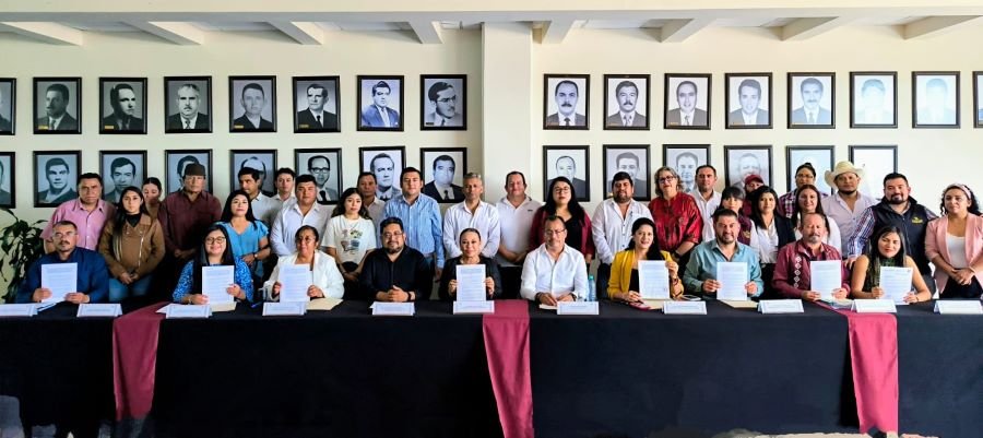 Alcaldes Firmaron Convenio de Colaboración Para La Integración de Brigadas de Saneamiento Forestal