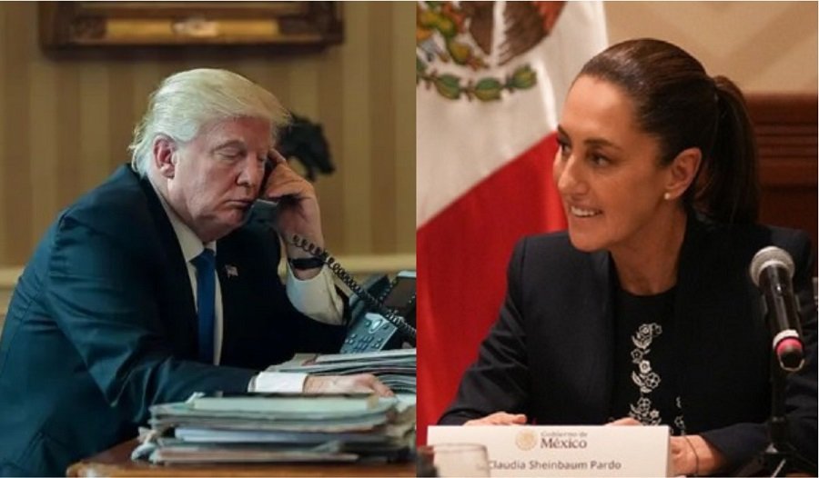 Dialogan Sheinbaum y Trump; Ratifican Trabajo Conjunto