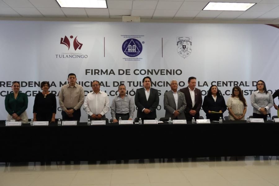Convenio de Colaboración Entre Alcaldía de Tulancingo y Central Mexicana de Servicios Generales de Alcohólicos Anónimos