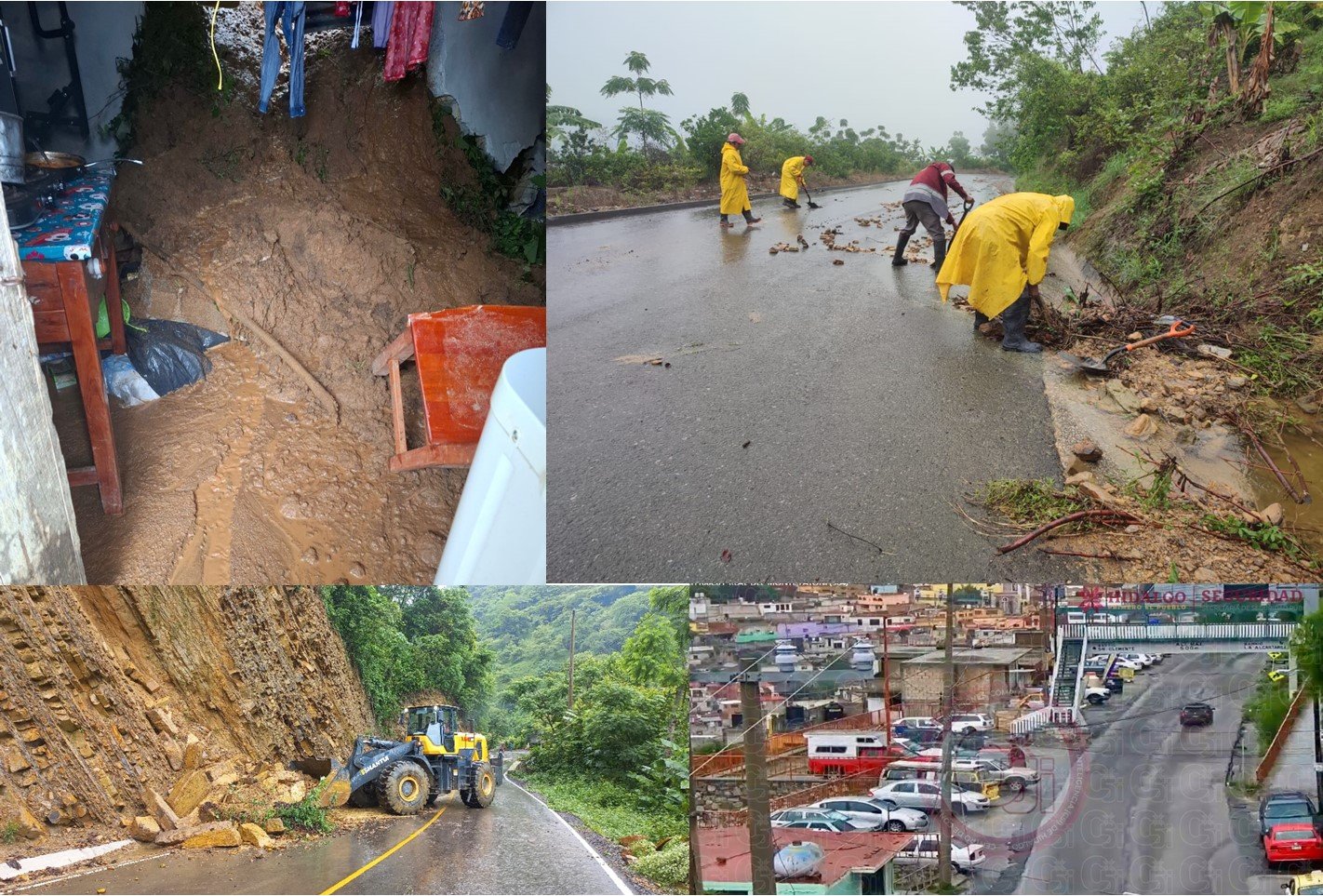 Gobierno de Hidalgo Continúa Con la Atención de Afectaciones Por Las Lluvias en Territorio Estatal