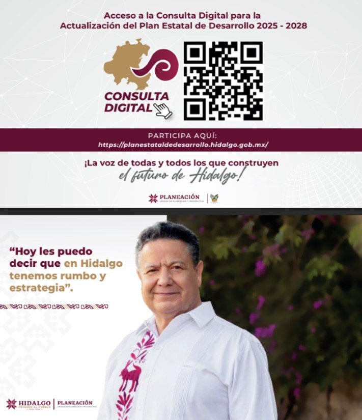 Inicia la Actualización del Plan Estatal de Desarrollo para Consolidar la Transformación en Hidalgo