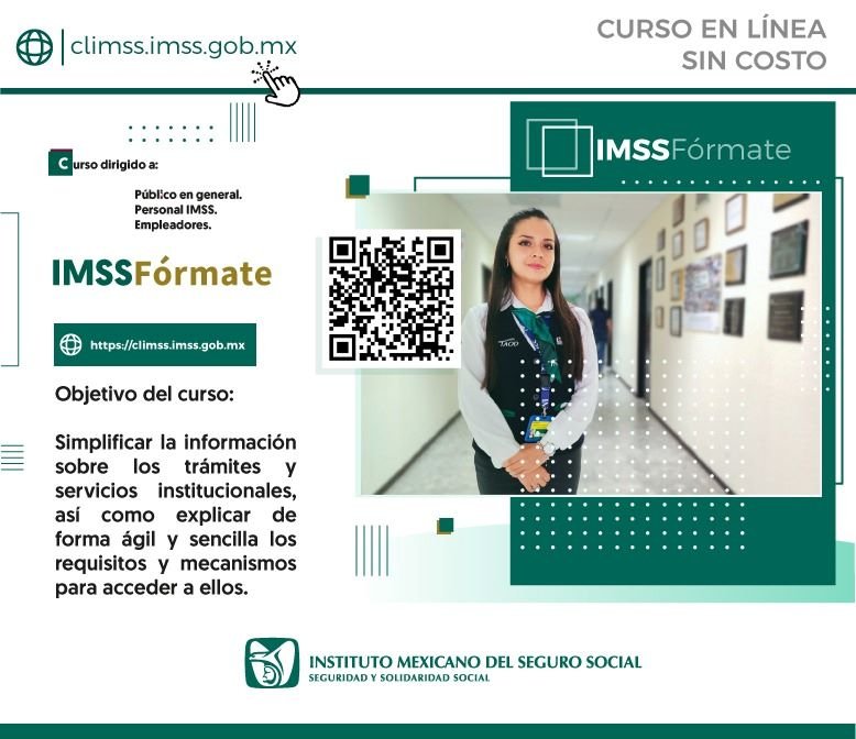 Invita IMSS Hidalgo a Curso IMSSFórmate Para Facilitar Trámites y Servicios Institucionales