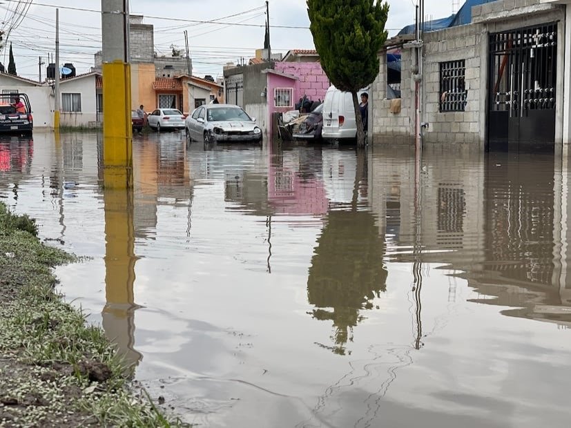Inundación en el Fraccionamiento Los Tuzos