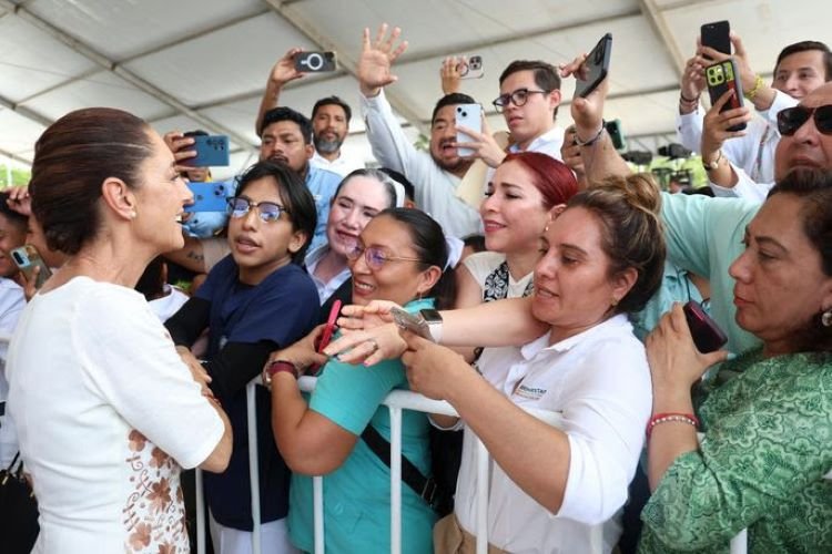 Presidenta Claudia Sheinbaum Supervisa Obra del Nuevo Hospital de Gineco-Pediatría N°15 del Imss en Campeche; Anuncia Su Inauguración Para El Próximo 30 de Octubre