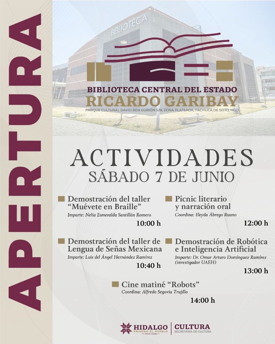 Reabre la Biblioteca Central Ricardo Garibay con Nuevos Servicios Y Actividades