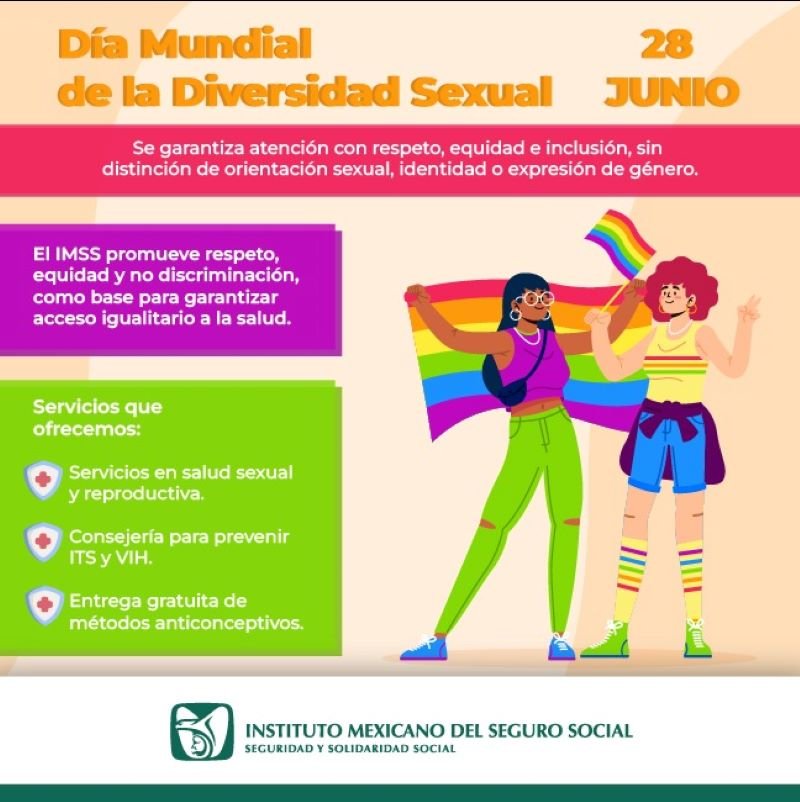 Reafirma IMSS Atención Hidalgo Incluyente y Respetuoso Hacia la Diversidad Sexual