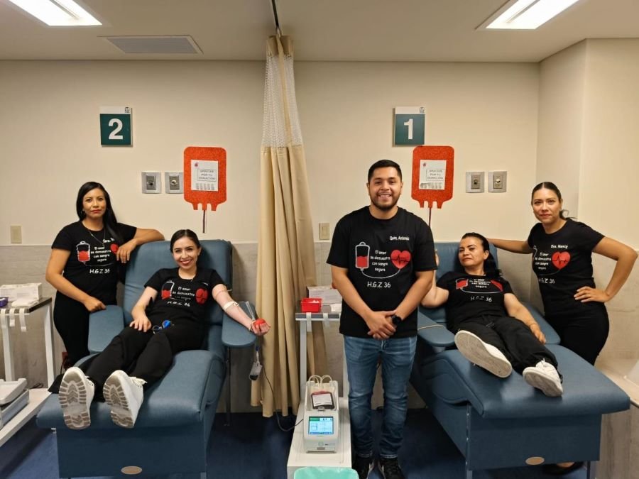 Realiza IMSS Hidalgo Jornada de Donación de Sangre Para Grupos Negativos
