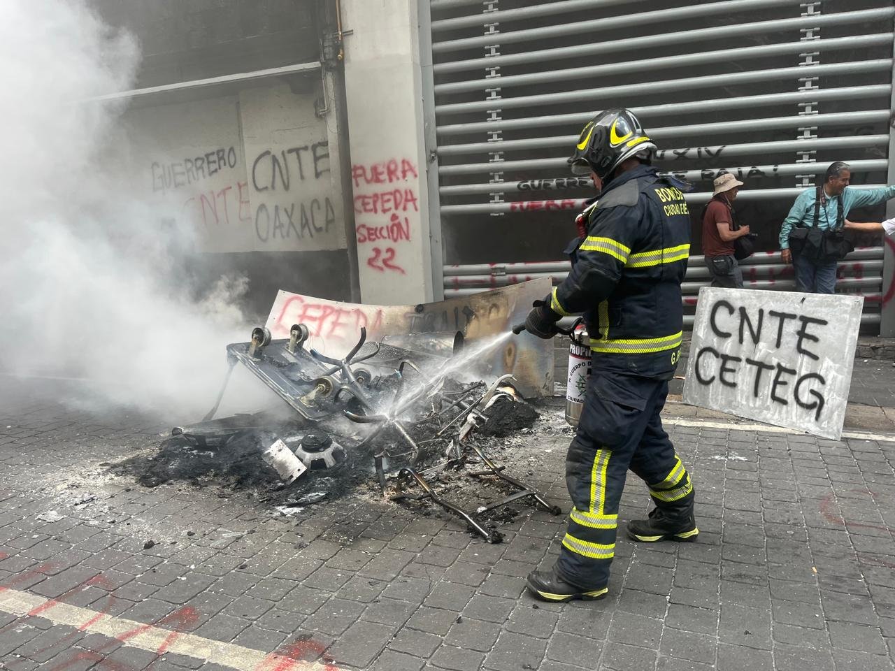 Rechaza Segob Actos Vandálicos en Instalaciones del SNTE