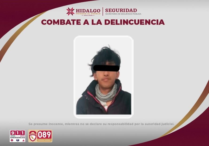 SSPH Detiene a Sujeto Por Robo de Autopartes en la Zona Centro de Pachuca