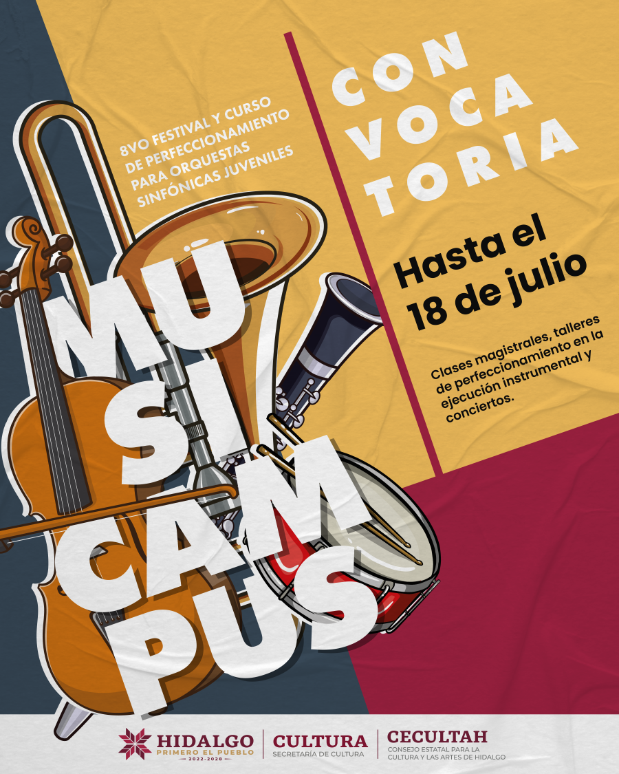 Abren Inscripciones en el Centro de las Artes de Hidalgo Para Musicampus 2025