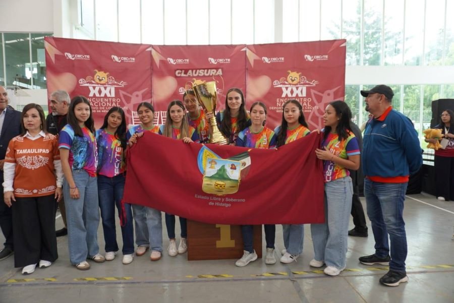 CECyTE Hidalgo, Bicampeón en Fútbol y Primer Lugar en Voleibol en Torneo Nacional