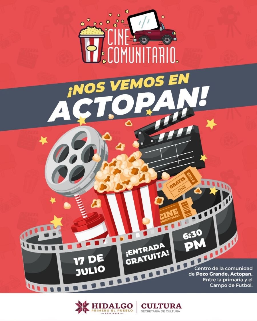 Cine comunitario llega a Pozo Grande con función de cortos animados