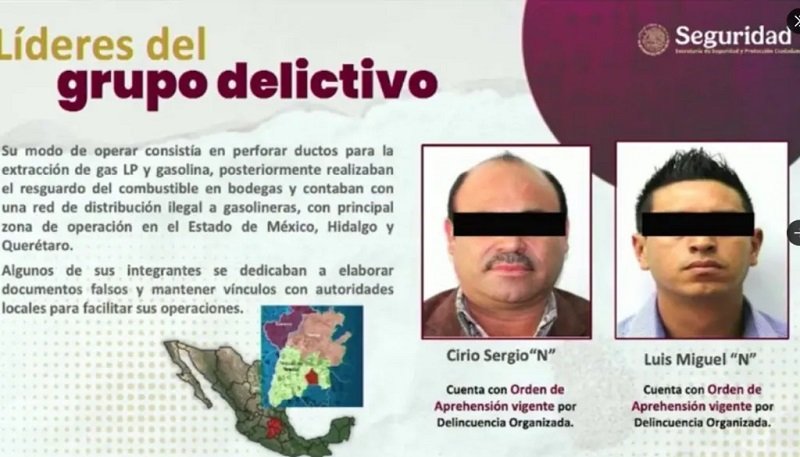 Dos Integrantes de Una Banda Dedicada al Robo de Hidrocarburos en Hidalgo, Edomex y Querétaro Fueron Detenidos en Un Operativo Federal