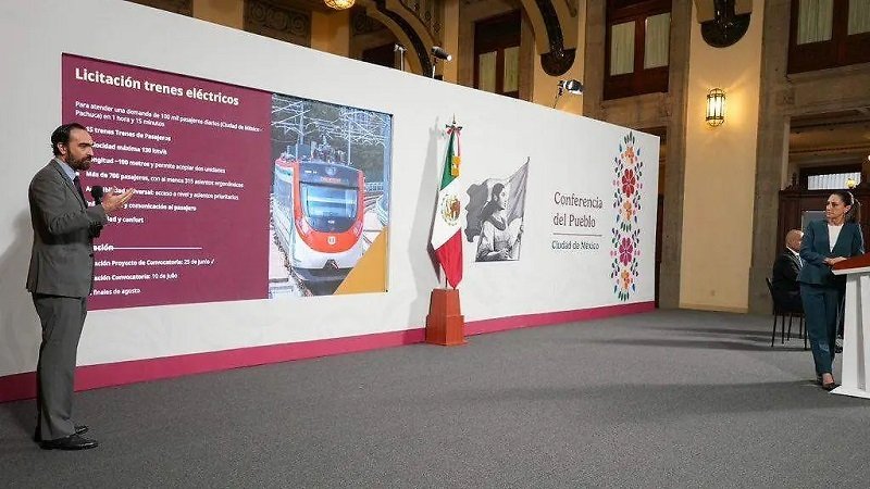 Gobierno Federal Anuncia Compra de 15 Convoyes Eléctricos Tren AIFA-Pachuca y la Convocatoria Para la Compra de 15 Trenes Eléctricos
